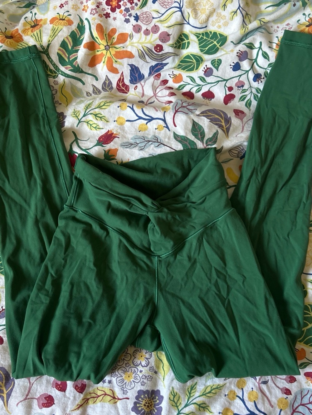 aerie Green High-Waist Leggings